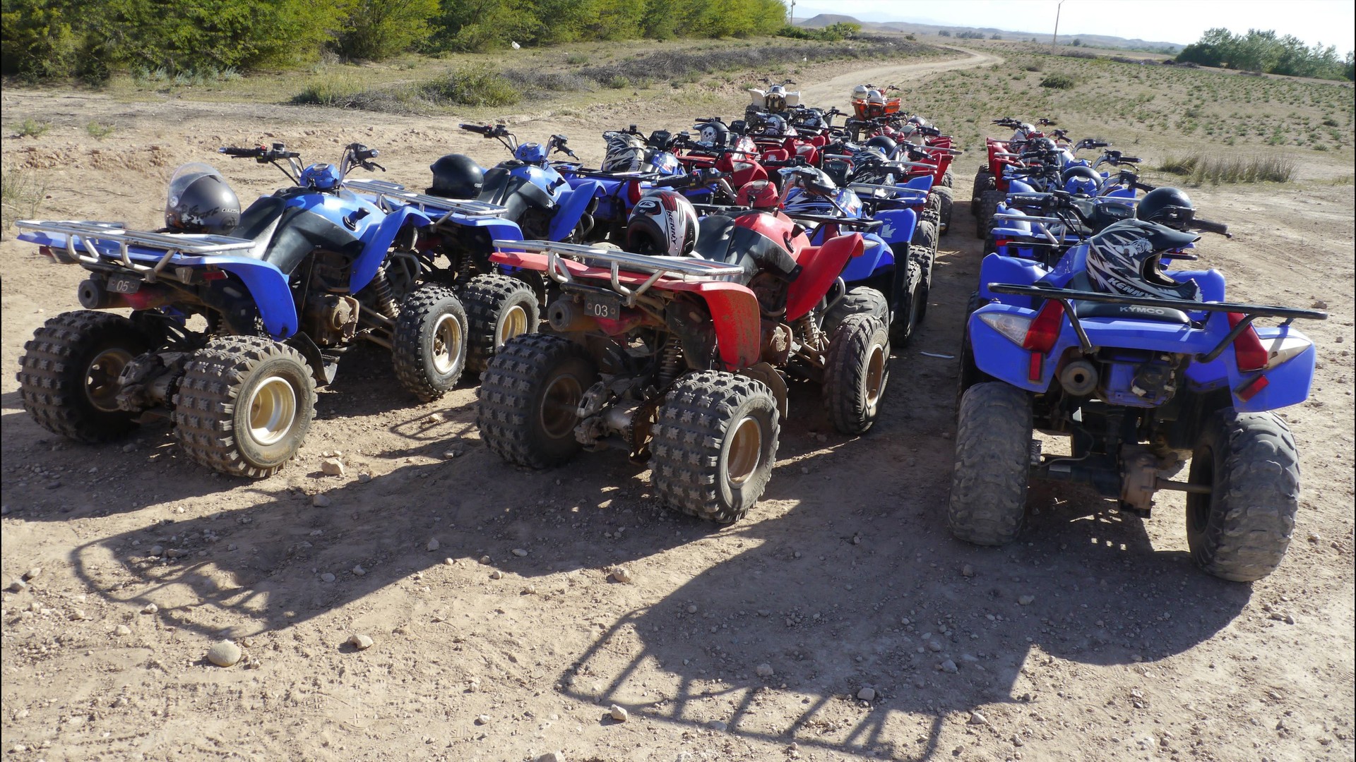 Plusieurs quad